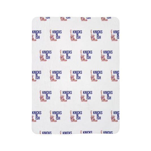 Knicks N Ish Cozy Fleece Sherpa Blanket – Stay Warm & Rep the City