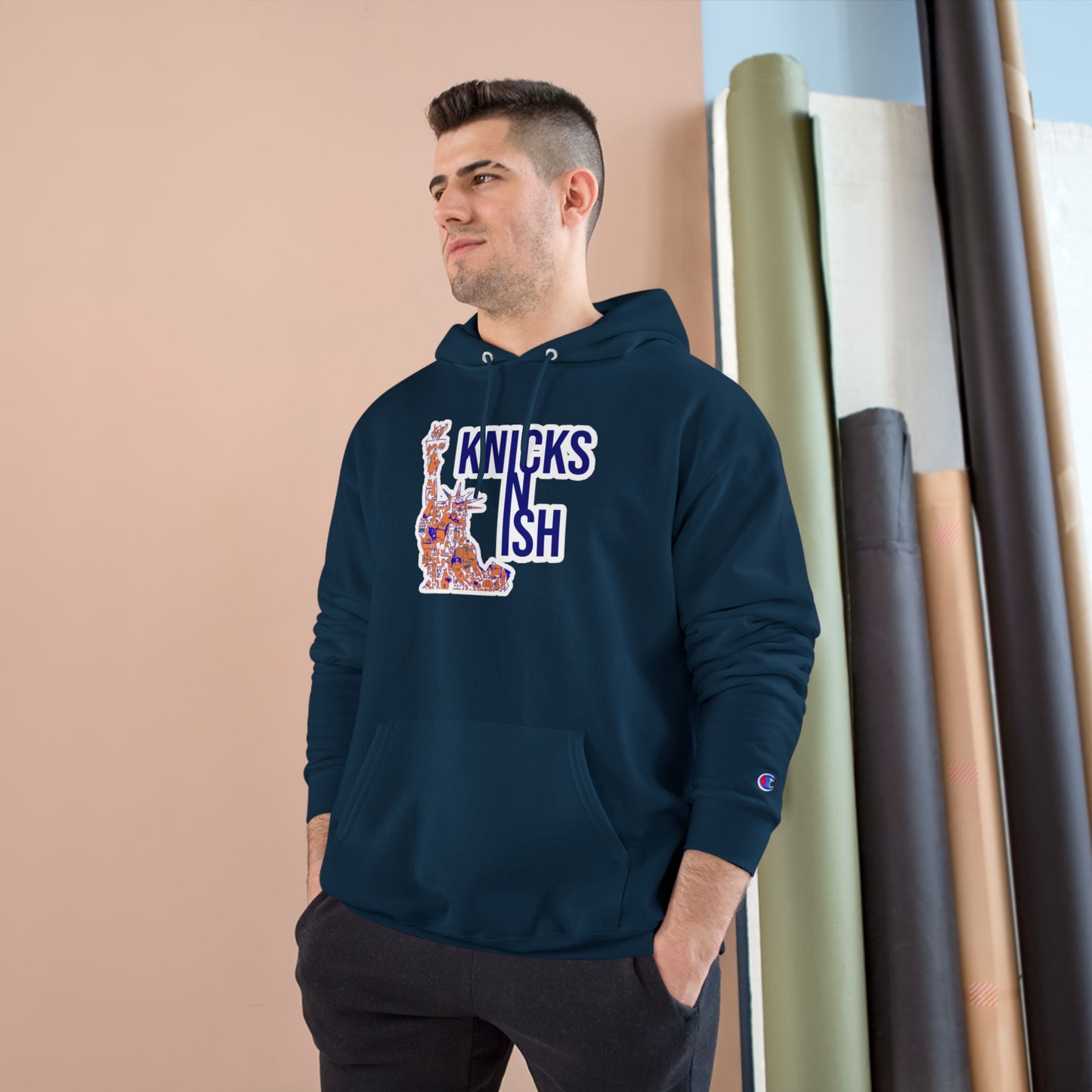Knicks N Ish x Champion Hoodie