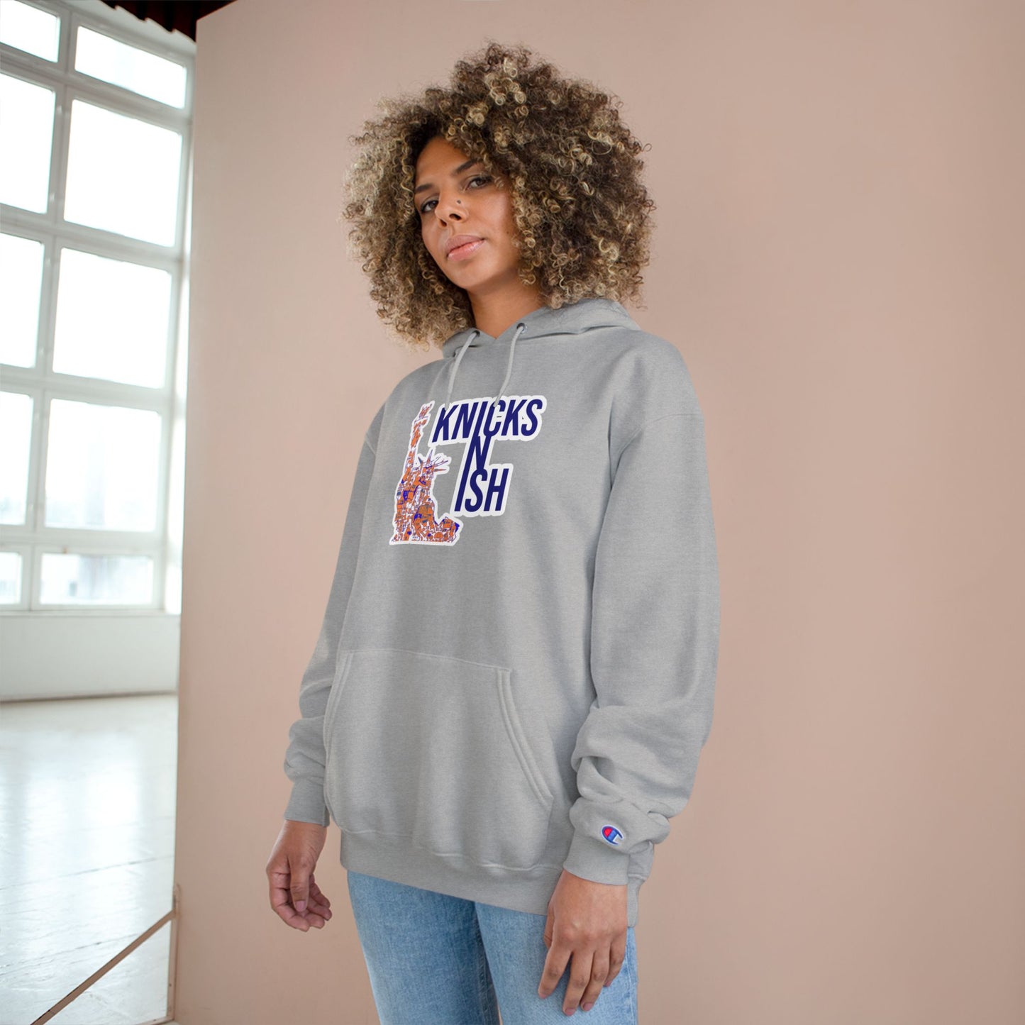 Knicks N Ish x Champion Hoodie