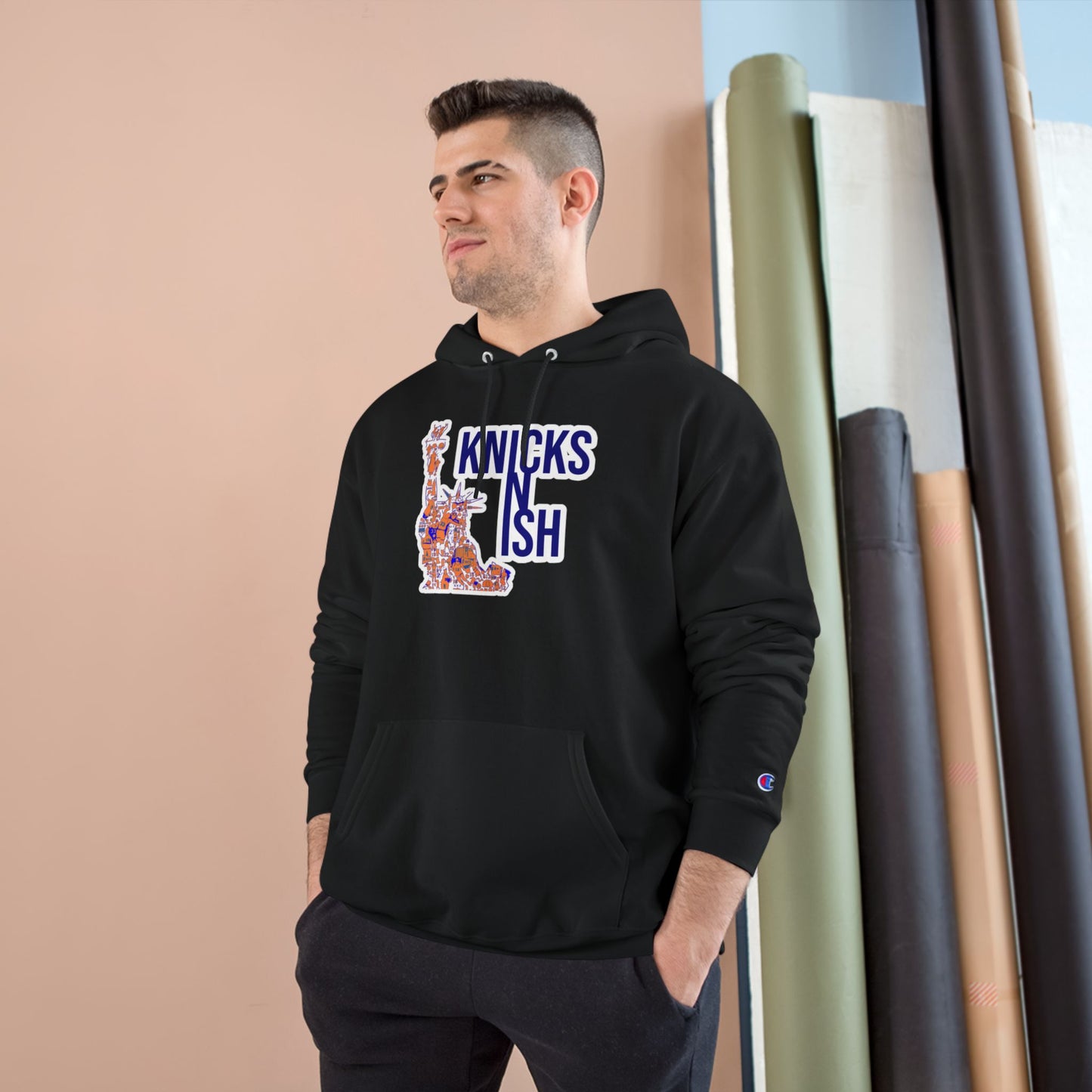 Knicks N Ish x Champion Hoodie