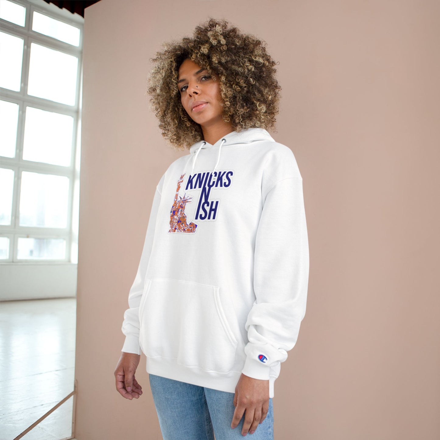 Knicks N Ish x Champion Hoodie