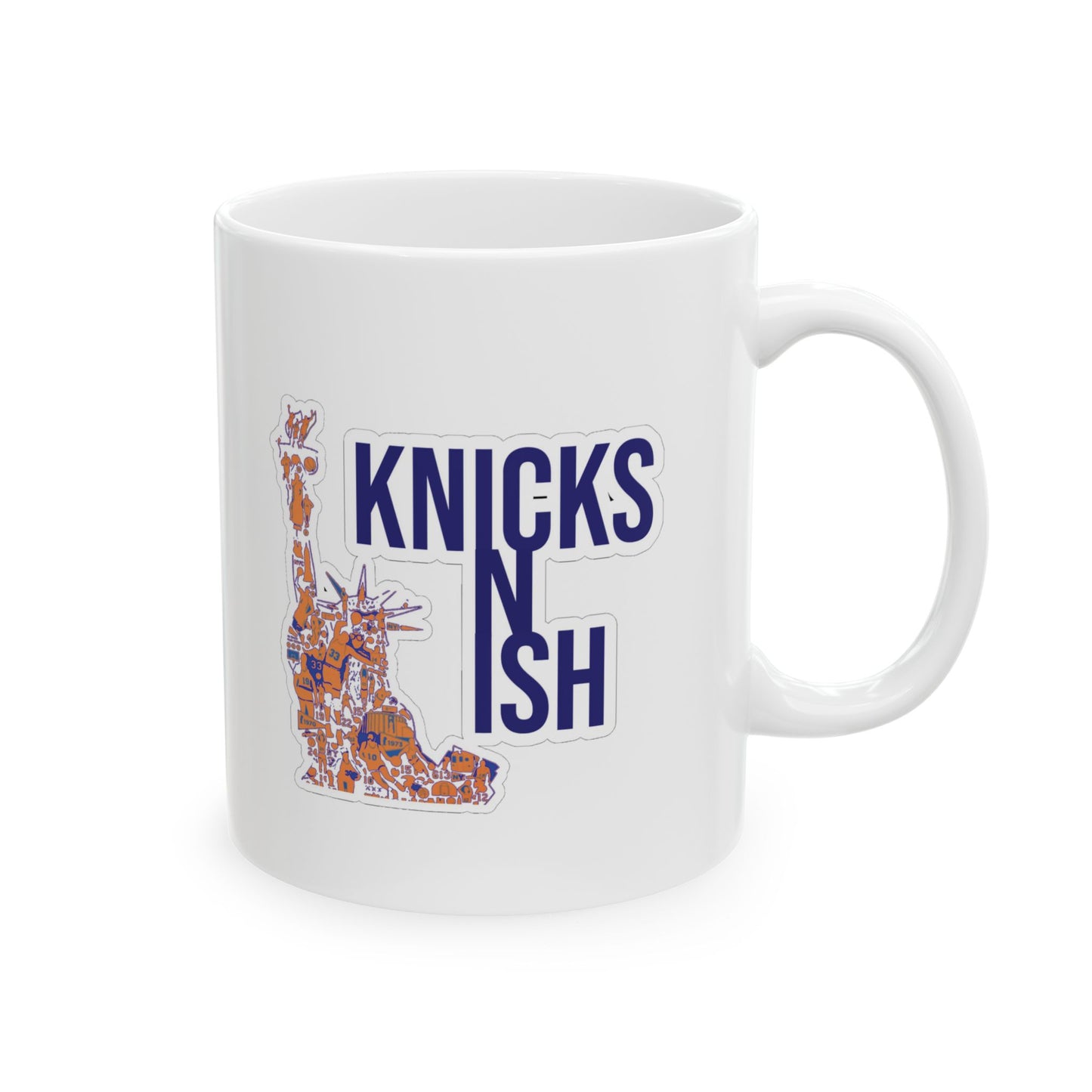 Knicks N Ish Ceramic Mug – 11oz | Sip Like a True New Yorker