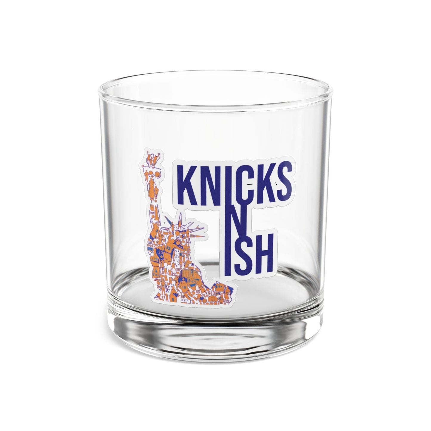Knicks N Ish Rocks Glass – 10oz | Perfect for Game Nights & Good Vibes