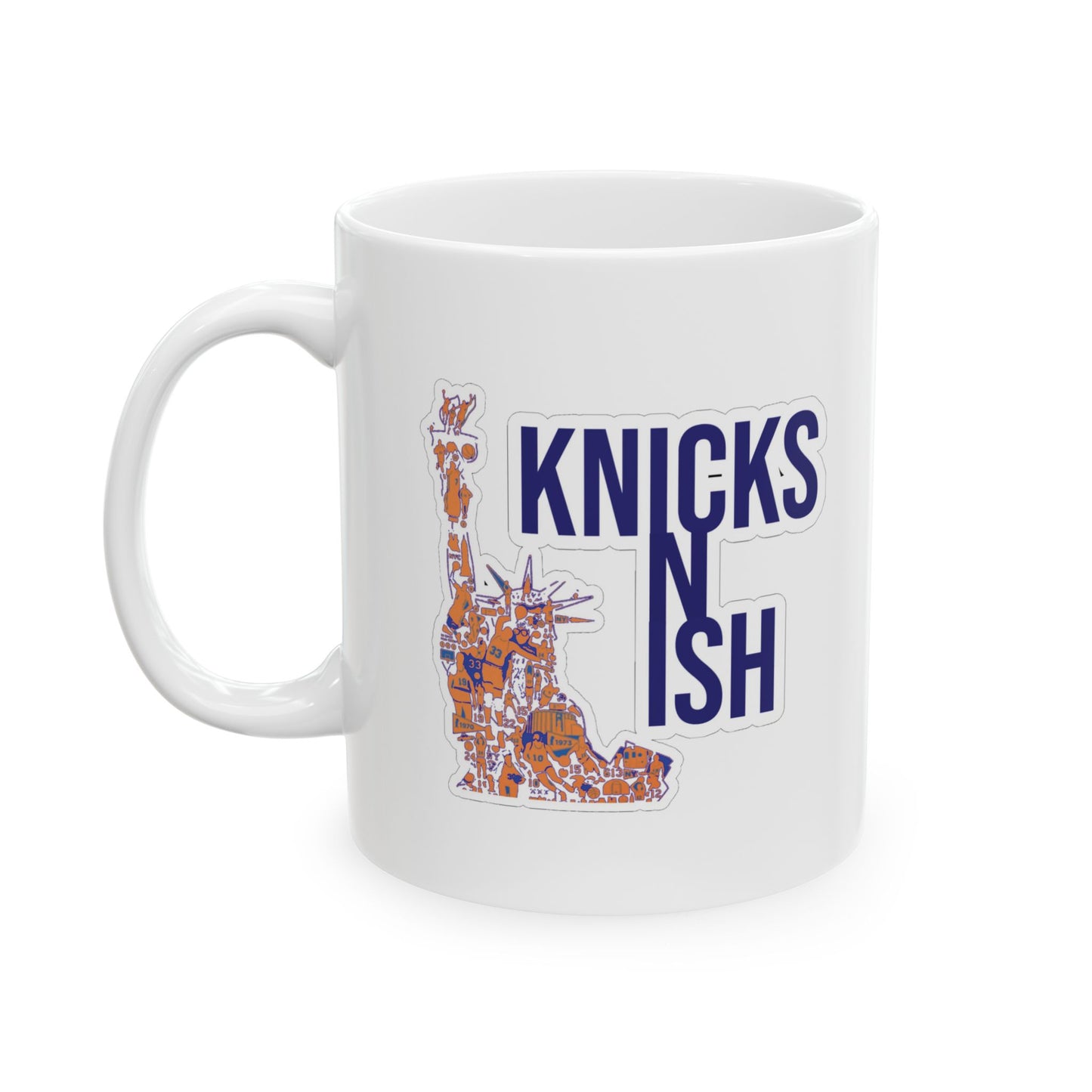 Knicks N Ish Ceramic Mug – 11oz | Sip Like a True New Yorker