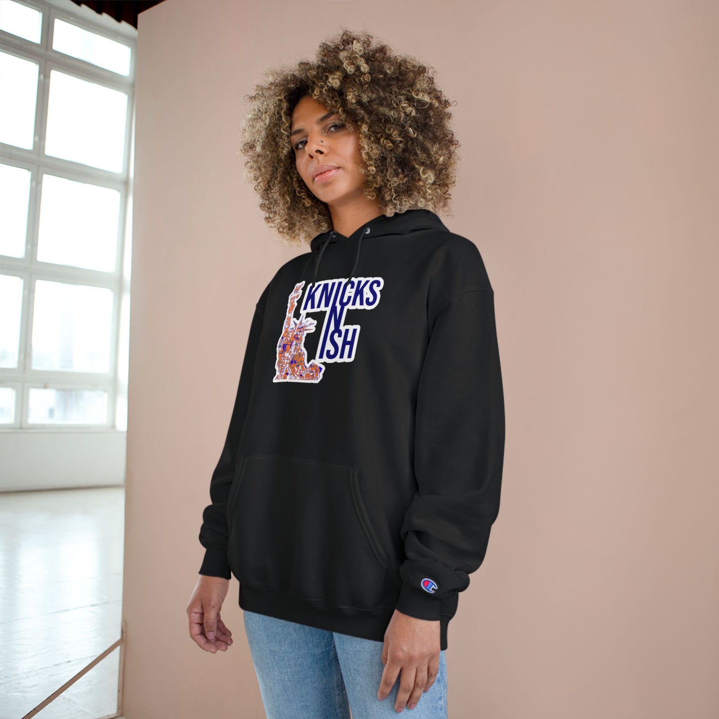 Knicks N Ish x Champion Hoodie
