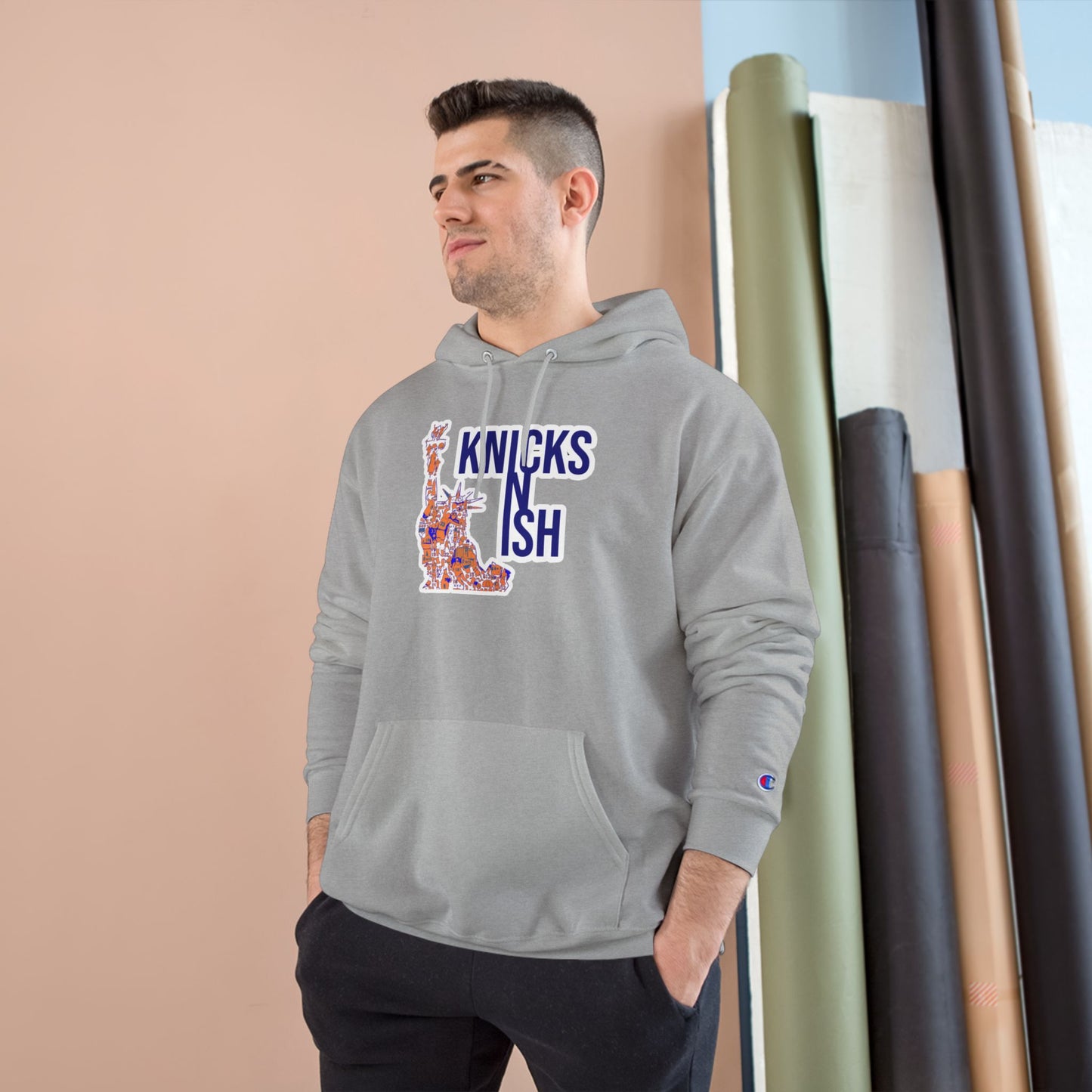 Knicks N Ish x Champion Hoodie